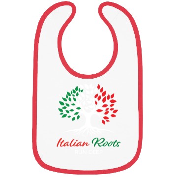 Discover Italian Roots Run Deep Bibs