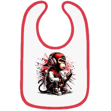 Discover "Groovy Monkey Swag" Bibs