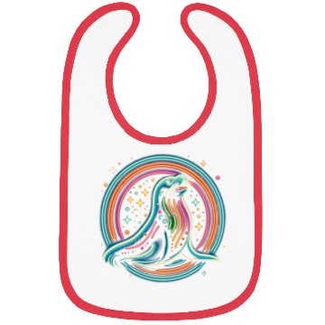Discover Seal Neon in circle Bibs