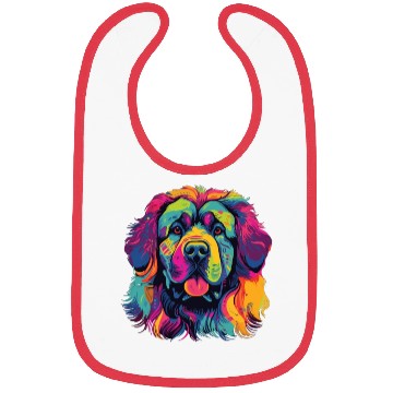 Discover Watercolor Colorful Tibetan Mastiff Bibs