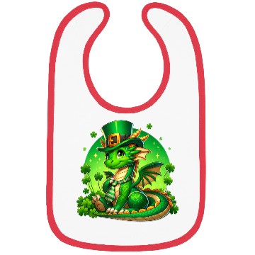 Discover St Patricks Day Dragon Saint Pattys Bibs
