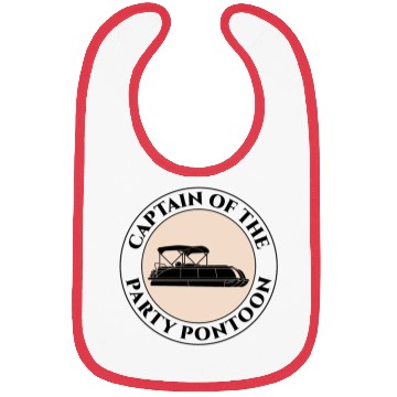 Discover Pontoon Boat Captain Boating Sailing Adventure Bibs