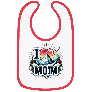 Discover I love you mom happy mothers day 2024 Bibs