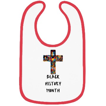 Discover Cross and Black History Month Bibs