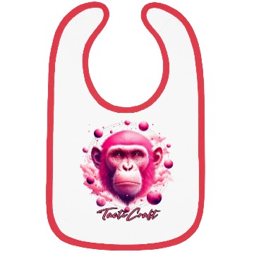 Discover TactiCraft Pink Ape Galaxy Bibs