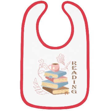 Discover Addicted to reading books and tea Bibs