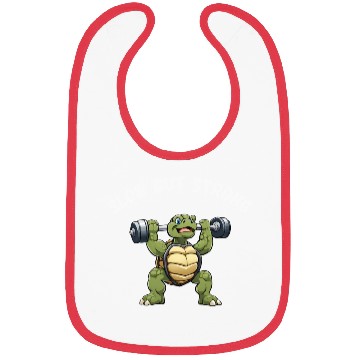 Discover Slow But Strong Turtle Bibs