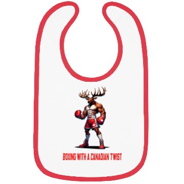 Discover Canada elk box design Bibs
