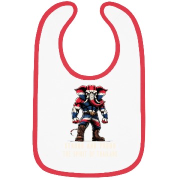 Discover Thailand flag elephant Bibs