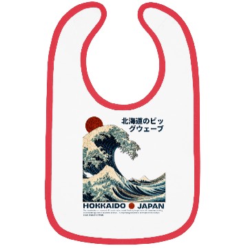Discover Kanagawa Wave, The Great Wave, Hokusai Bibs