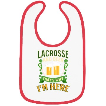 Discover Lacrosse St. Patricks Day Lacrosse And Bere Here Bibs