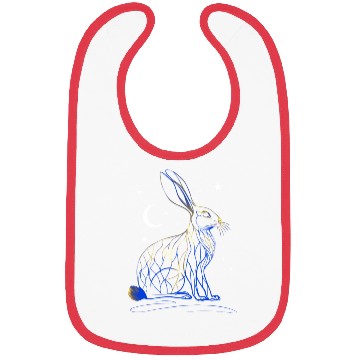 Discover Kintsugi Easter Bunny Ostara Hare Bibs