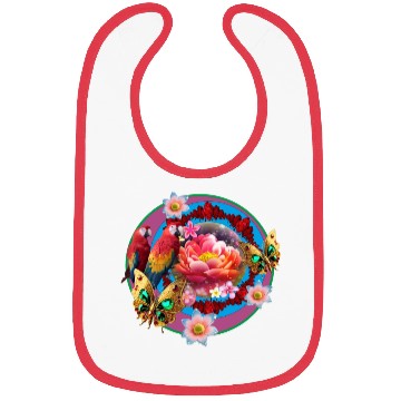 Discover Hello spring design Bibs