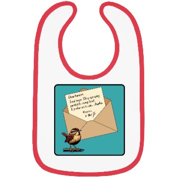 Discover Cute Little Angry Bird Design Bibs