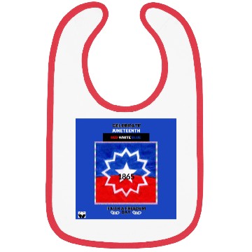 Discover Celebrate Juneteenth: The Red White & Blue Bibs