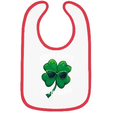 Discover Shamrock Cutest Clover In The Path Bibs