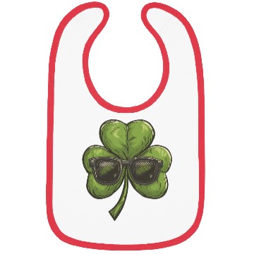 Discover Shamrock Clover Sunglasses Saint Patrick's Day Bibs