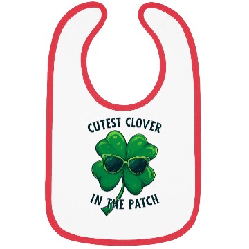Discover Shamrock Cutest Clover In The Path Bibs