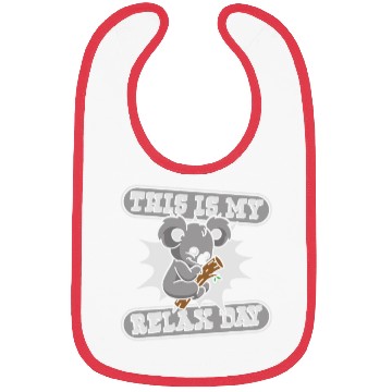 Discover This Is My Relax Day Koalabear Eucalyptus Lover Bibs