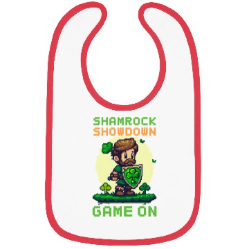 Discover St. Patricks Day Gaming Shamrock Showdown: Game On Bibs