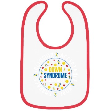 Discover Down Syndrome Awareness Bibs, Embrace Inclusion