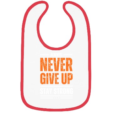 Discover Never Give Up Bibs