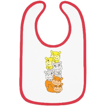 Discover Maverique Flag Pride Lgbtq Cute Hippo Bibs