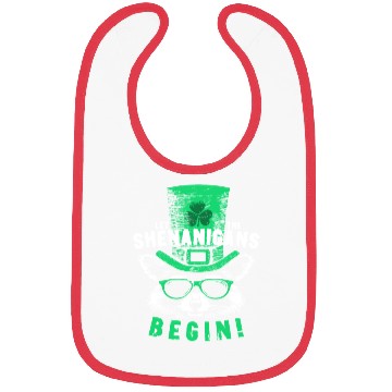 Discover Let The Shenanigans Begin! Saint Patrick Raccoon Bibs