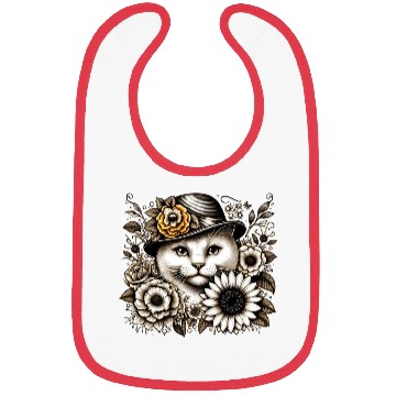 Discover Vintage Cat Bibs