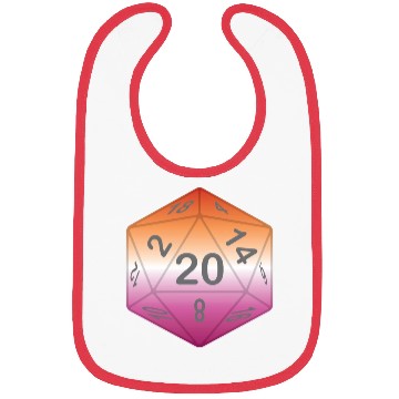 Discover Pride Dice - Lesbian Bibs