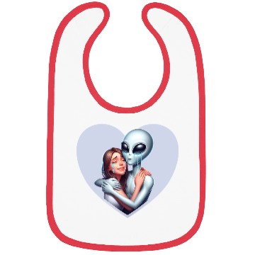 Discover Heartwarming Embrace: Human and Alien Bibs