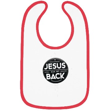 Discover Jesus Has My Back 19 Bibs