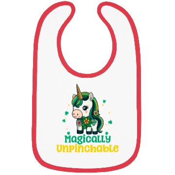 Discover Irish Unicorn St Patricks Magically Unpinchable Bibs