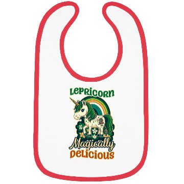 Discover Irish Unicorn St Patricks Lepricorn Delicious Bibs