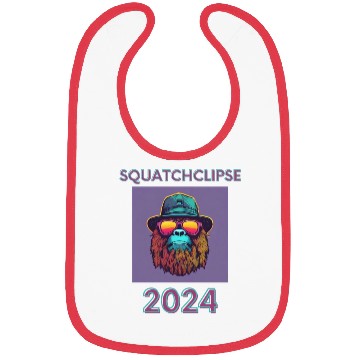 Discover Just a Sasquatch enjoying the eclipse! Bibs