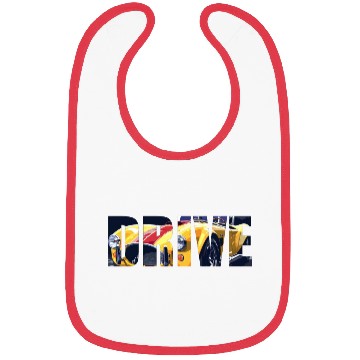 Discover DRIVE - text cut-out design Bibs