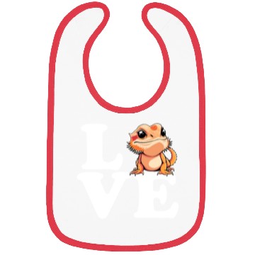 Discover I love bearded dragon, reptile bearded Bibs