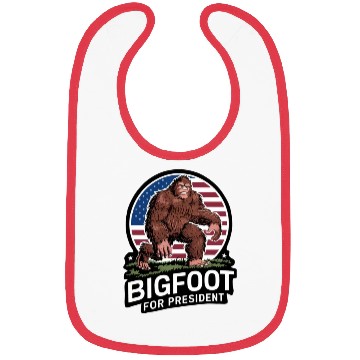 Discover Bigfoot For President Bibs