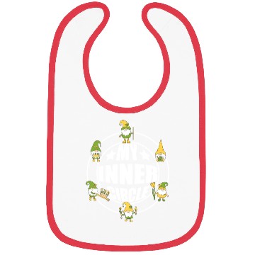 Discover Funny Garden Gnomes My Inner Circle Bibs