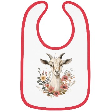 Discover Goat Flowers Farmer Gift Bibs