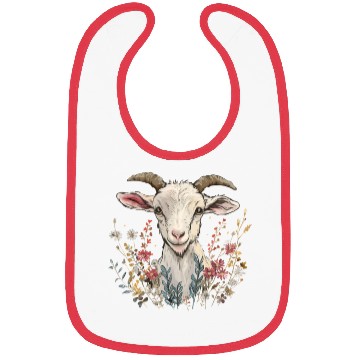 Discover Goat Flowers Farmer Gift Bibs