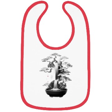 Discover Serenity Bonsai: Tranquil Zen Design Bibs