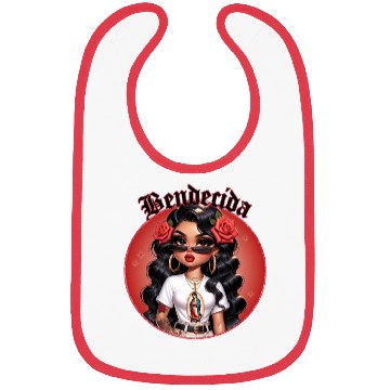 Discover Blessed in Spanish Bendecida Catholic Gift Bibs
