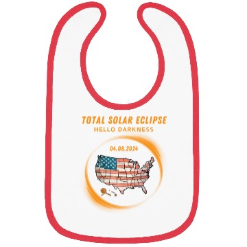 Discover Total Solar Eclipse 2024 USA Bibs