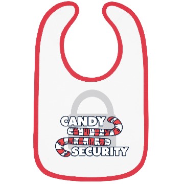Discover Candy Security Mom Dad Matching Birthday Costume Bibs