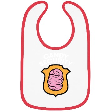 Discover Candy Security Mom Dad Matching Birthday Costume Bibs