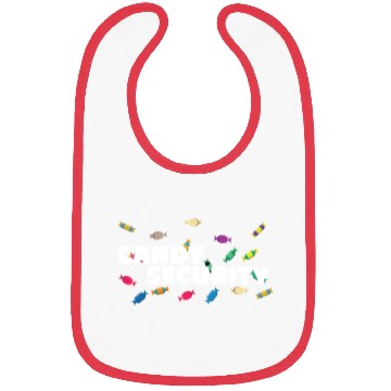 Discover Candy Security Mom Dad Matching Birthday Costume Bibs