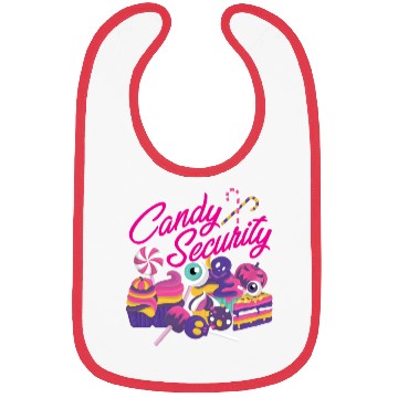 Discover Candy Security Mom Dad Matching Birthday Costume Bibs