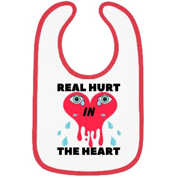 Discover real hurt in the heart Bibs