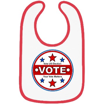 Discover Vote US Election - Your Vote Matters Bibs
